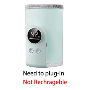 AiQUE USB 35-55℃ Baby Feeding Bottle Warmer Smart Temperature Control  Screen Newborn Baby Bottle Warmer Night Light