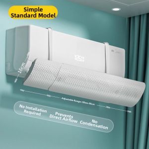 Universal Wall-mounted Air Conditioner Wind Blocker For Postpartum Cool Airflow Protection