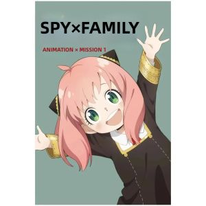 Bandai | Tranh Thêu Kim Cương Anime Spy X Family - Tác Phẩm Nghệ Thuật Thủ Công Với Kim Cương Tròn/vuông Trang Trí Nhà Cửa Tinh Tế Diện Tích Dán Đầy Đủ.