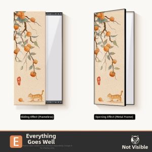 HAOJIUBUJIAN | Retractable And Concealed Full-length Dressing Mirror Antique Style