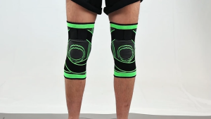 Knee Pad 2Pcs Elastic Nylon Sports Knee Pads Basketball Running Fitness Knee Support