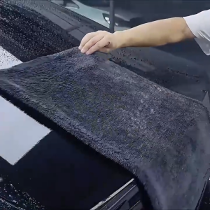 ผ้าซับน้ำ หนา 1200 แกรม รุ่นหนาพิเศษ ขนาด 40x40 /40*60 / 60*90 ปาดทีเดียวได้ทั้งคัน ไม่ต้องบิดน้ำ หนานุ่ม ไร้ขอบ ปลอดภัยต่อสีรถ (ขนาดบวกลบเล็กน้อย จากการตัดเย็บ)