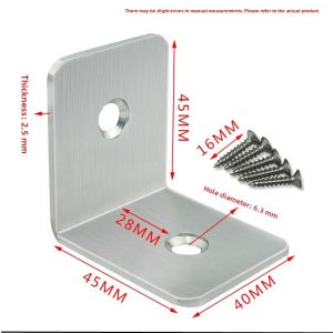 FULAIAN | Thickened Stainless 90 Degree Angle Furniture Connector