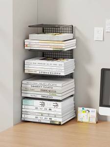 Multi-layer Book and File Organizer Shelf