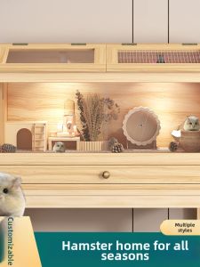 Luxury Small Pet Cage Wooden House