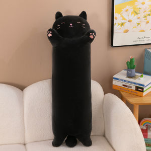 Cute Cat Doll Pillow Soft Plush Toy Sleeping Aid Leg Clamp Long Pillow for Girls Stuffed Animal Toy Original Version