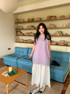 Silky Acetate Wide Leg Casual Pants Womens High Waist Elastic Waistband White Loose Fit Trousers Spring Summer Slimming Long Pants