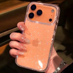 other | Luxury Bling Glitter Transparent Phone Case For iPhone 17 Pro Max 16 15 14 13 12 11 7 8 16 Plus X XR Silicone Clear Bumper Cover