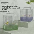 Yoosopet | Large Portable Stainless Steel Parrot Cage. 