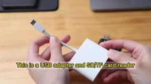 KUTENG 3 In 1 Adapter TF CF SD Memory Flash Card Reader USB Type C OTG Writer for iPhone Huawei Samsung Xiaomi