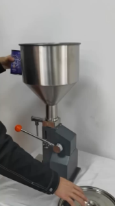 🔶5-50ml Manual Filling Machine Peanut butter Paste Filling Machine Liquid Paste Filling Machine Cosmetic Filling Machine Manual Filling Machine