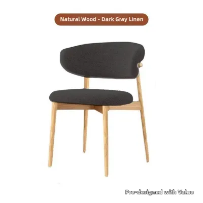 AYIJIE | Nordic Luxury Minimalist Internet Celebrity Dining Chair