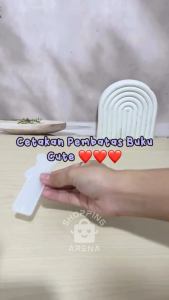 Cetakan Resin Pembatas Buku Panjang Pendek Karaketer Lucu Cute Penanda Bacaan Bookmark Silicone Karet Lentur Elastis Silikon Batas Baca Mold