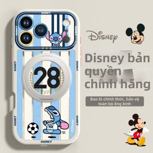 pinsai | Ốp Lưng Chống Sốc Toàn thân Thiết kế Dễ Thương Chủ đề Bóng đá có Giá Đỡ Từ