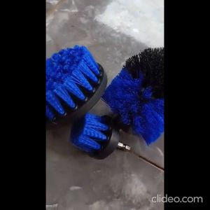 Kepala Sikat Bor Listrik Pembersih Kamar Mandi Mata Bor elektrik Kepala Sikat 3 pcs