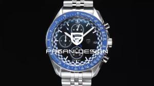 Pagani Design | PAGANI DESIGN 2026 New Mens Watches Racing Chronograph Sport Quartz Watch Men Japan VK67 Movt AR Sapphire crystal Wristwatch