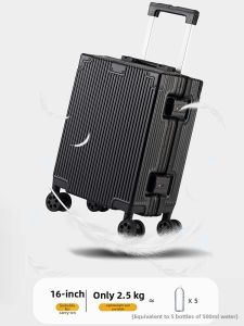 Durable Aluminum Frame Lightweight Carry-On Luggage 16 Inch