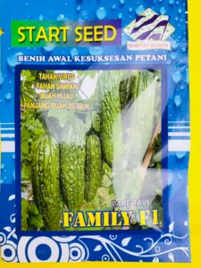 Benih Pare Tahan Virus FAMILY F1 kemasan 10gram produk dari Start Seed