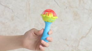 ONE-M381 Mainan Gigitan Bayi Tongkat Rattle Stick Bunyi Kerincingan / Baby Soft Mainan Bayi Teether