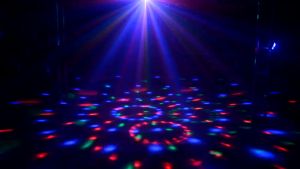 TaffLED Lampu Proyektor Disco LED RGB 240V 6W dengan Remote Control