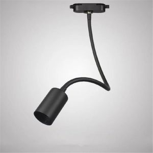 JOYINLED E27 Track Spotlight Restaurant Clothing Shop Ceiling Light Second Line Slide Light Flexible H-Type Track Lighting