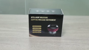 Smart Electric Vacuum Cupping Device Body Scraping Massager Heating Suction Cup Device Physical Fatigue Relief Beauty Health