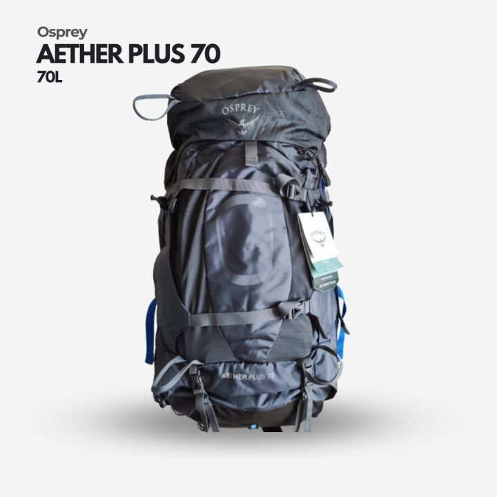 Osprey Aether Plus 70 70-Liter Hiking Backpack High-Performance