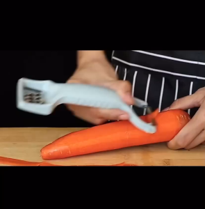 ZH371 Multifunction Stainless Fruit Vegetable Double Planing Grater Kitchen Gadget Peeler with Dual Grating Surfaces