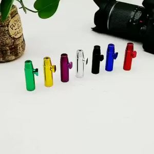 New Aluminum Alloy Metal Storage Jar Metal Mini Jar Stash Cans 53mm Portable Aluminum Rocket Dispenser Bottle