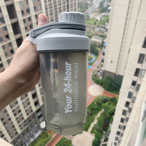 USANA Fitness Protein Powder Fiber Supplement Shaker Cup Large Capacity Beverage Utensils Chinese Style Plastic Cup with Tea Separator