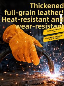 Heat-resistant Welding Cowhide Gloves
