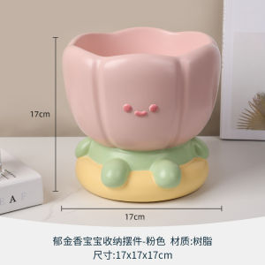 Adorable Tulip Key Storage Entrance Hall Decorative Item Living Room Coffee Table Tray Entrance Way Decor for Shoe Cabinet