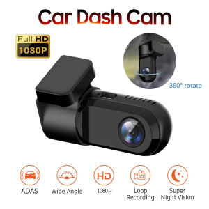 HD Mini Car DVR Dash Cam Front Car Camera with Night Vision 360° Rotation Video Recorder For Android ADAS LDWS Navigation Unit