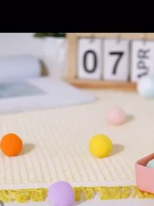 💯PG🥊 Cat Toy Ball Cat Quiet Bouncy Balls Plush Cat Toys Pet Anjal Bola Mainan Kucing