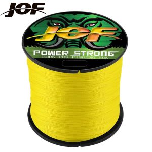 JOF X4 Braided x4 Strands 300M 500M Fly Fishing Line Multifilament Wire Pesca 10-85LB Carp Sea Saltwater Weave Extreme Japanese