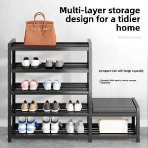 GUANGMANZHI | Aesthetic Indoor Shoe Rack Benches for Home Use