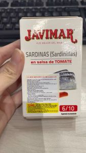 Date 31/12/25 Cá Mòi Mini Sốt Cà Chua 6/10 Con JAVIMAR 90G