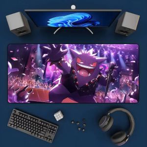 Bandai | Pokemon Anime Large Gaming Mouse Pad Rubber Keyboard Desk Mat With 2MM Stitched Edge For PC Laptop