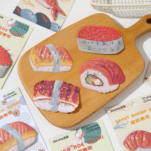 Zhe Liang Sushi Sticky Notes High Adhesive Value Small Initial High School Students Special Use Sticky Note Paper