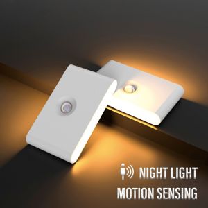 Rechargeable Induction Night Light & Human Body Motion Sensor Wall Lamp
