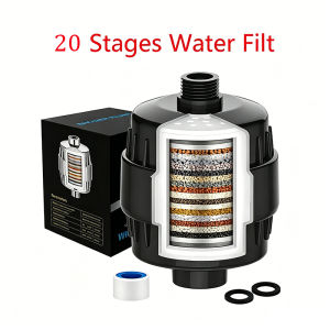 Filter Element 20 Grade Water Purification Household Water Purifier Shower Filter Set Bathing To Remove Residual Chlorine