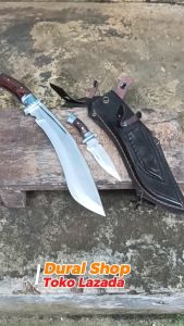 Pisau Gurkha Kukri SET Pisau Multifungsi Berkualitas Tinggi