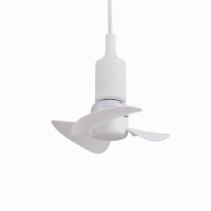 Small Socket E26 Screw-in Ceiling Fan with Light 6.3 Inch Mini Ceiling Fan with Remote Control Quiet and Large Air Volume for