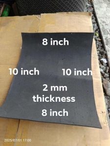 EVA (Ethylene-Vinyl Acetate) plain foam is commonly used for shoe insole black