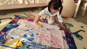 Mainan Anak 100 cm x 80 cm Magical Water Canvas Kanvas Air Anak-anak Doodle anak-anak Bahan tidak beracun yang ramah lingkungan