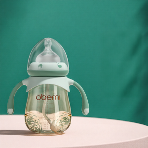 oberni | PPSU Durable Baby Bottle with Duck Beak Straw for 6+ Months