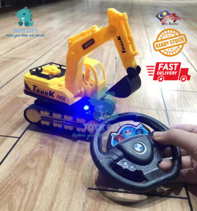 Remote Control Engineering Vehicle Toy Crane Dump Excavator Bulldozer Truck Crane Car Toy Gifts
