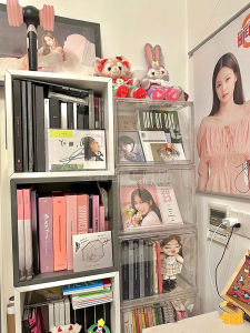 AMU·PIGGY | Dustproof CD Storage Display Rack Acrylic