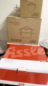 Âu trộn FISSLER FL401 set 3 bát inox 304 nhiều kích thước set 3 bát inox trộn đồ bát inox FISSLER 20cm 24cm 26cm