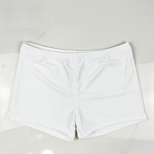 Slimming Nylon Swimming Shorts Womens Conservative Thermal Square Cut Base Layer Shorts for Swimming Fitness And Yoga